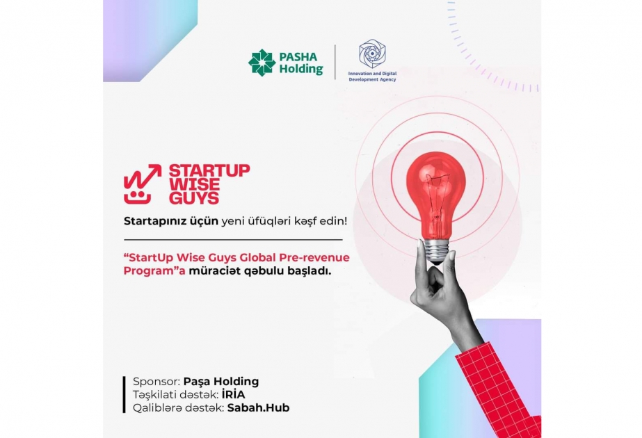 “StartUp Wise Guys Global Pre-revenue” proqramına müraciətlər başlayıb